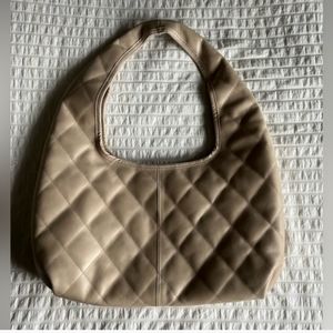 L’intervalle Luka Genuine Leather Hobo Bag - Nude